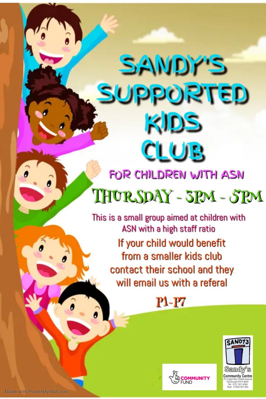 Sandy's Supported Kids Club